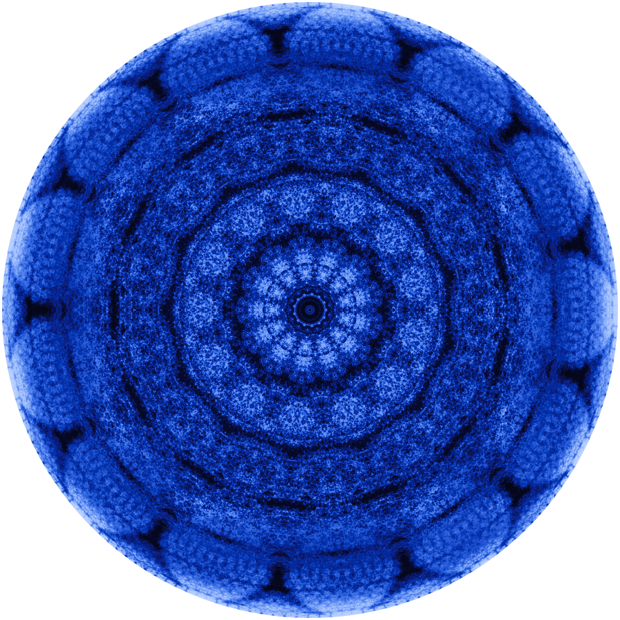 Aboulafia graph of 13 letters, with 13-fold dihedral symmetry